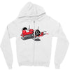 bench pressed Zipper Hoodie
