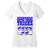stubborn tricks Women's V-Neck T-Shirt