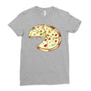 Pizza Slice Big Ladies Fitted T-Shirt