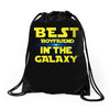 Best Friend Boyfriend In The Galaxy Drawstring Bags