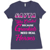 Savta Was Created Because Need Real Heroes Ladies Fitted T-Shirt
