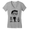 code nerd Women's V-Neck T-Shirt