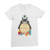 totoro christmas tree Ladies Fitted T-Shirt