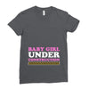 Baby Girl Under Construction Ladies Fitted T-Shirt