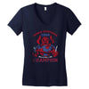 world devouring champion Women's V-Neck T-Shirt