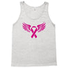 breast cancer ribbon with wing Tank Top