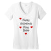 happy valenties day babe Women's V-Neck T-Shirt