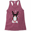 christmas penguin Racerback Tank