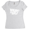 back to the 80's, funny retro Women's Triblend Scoop T-shirt
