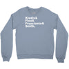 kiedes flea frusciante smith Crewneck Sweatshirt