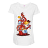 angle gravity Maternity Scoop Neck T-shirt