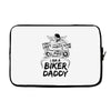 You Cant Scare Me I am Biker Daddy Laptop sleeve