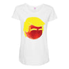 Peach Trump T-Shirt Maternity Scoop Neck T-shirt