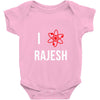 i heart rajesh Baby Bodysuit