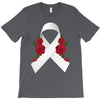 lung cancer white ribbon T-Shirt