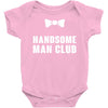 Handsome Man Club Bow Tie Baby Bodysuit
