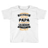 Super Cool Papa Of A Freaking Awesome Grandson Toddler T-shirt