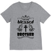 I Am One Blessed Brother V-Neck Tee