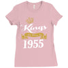 kings are born in 1955 Ladies Fitted T-Shirt