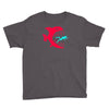 monster fish eats diver Youth Tee