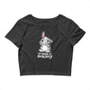 bunny anxiety Crop Top