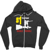 double trouble rocket ride Zipper Hoodie