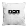 eat,sleep,golf Throw Pillow