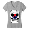 south korea till i die Women's V-Neck T-Shirt
