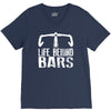 life behind bars cycling V-Neck Tee