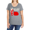 don't stop believin Ladies Curvy T-Shirt