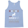 santa aries xhristmas ugly t shirts Tank Top