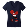 mickey mau5 Women's V-Neck T-Shirt