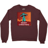 i want to believe santa parody Crewneck Sweatshirt