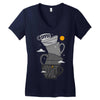 coffee addict Women's V-Neck T-Shirt