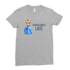 fashionably late Ladies Fitted T-Shirt