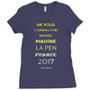 votez marine la pen france 2017 Ladies Fitted T-Shirt