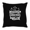 adventure lethal Throw Pillow
