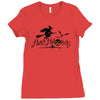 happy halloween Ladies Fitted T-Shirt
