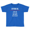 September Girl Toddler T-shirt