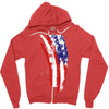 july 4th flag Zipper Hoodie