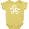 piston happy face Baby Onesie