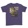 where words fail music speaks Youth Tee