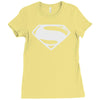 beast bode mens superman Ladies Fitted T-Shirt