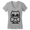 owl Women's V-Neck T-Shirt