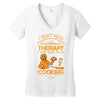 I Don't Need Therapy Just to Do Cooking Women's V-Neck T-Shirt