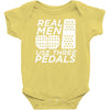 real men use 3 pedals Baby Onesie