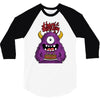 happy birthday monster 3/4 Sleeve Shirt
