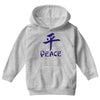 peace chinese writing language Youth Hoodie