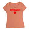 bangladesh international team national country Women's Triblend Scoop T-shirt