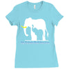 only elephants should wear ivory Ladies Fitted T-Shirt